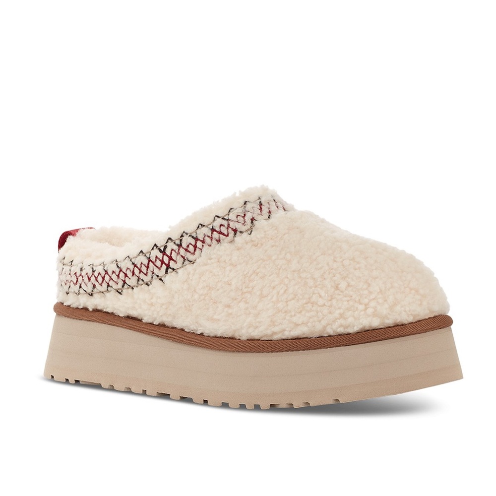 UGG Tazz Slip On Braid Cozy Platform Clogs Slipper Booties